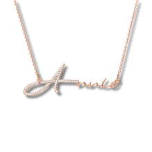 Load image into Gallery viewer, ‘CRYSTAL LETTER’ NAME NECKLACE
