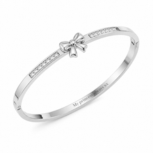 Load image into Gallery viewer, 'LITTLE BOW’ STAINLESS STEEL BANGLE
