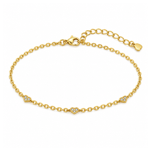 Load image into Gallery viewer, ‘LOVE AGAIN’ 18K GOLD PLATED STERLING SILVER BRACELET
