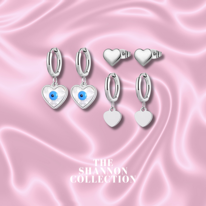 ‘EYES ON YOU’ 3 PAIRS EARRINGS SET