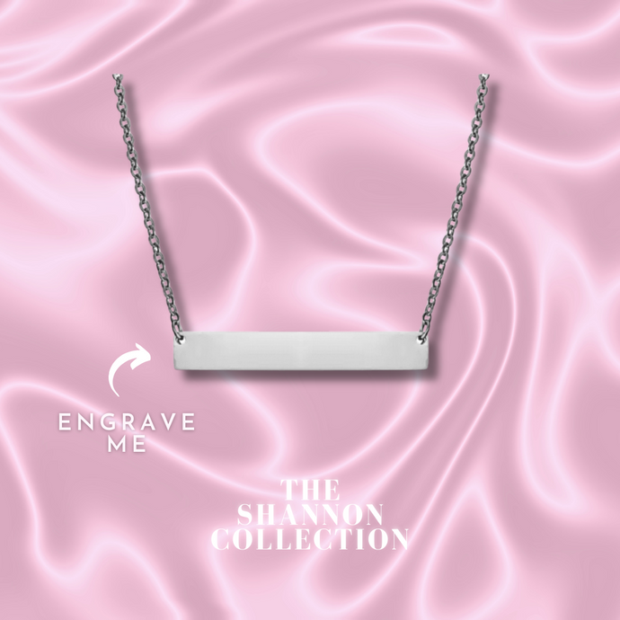 'CLASSIC BAR’ STAINLESS STEEL NECKLACE