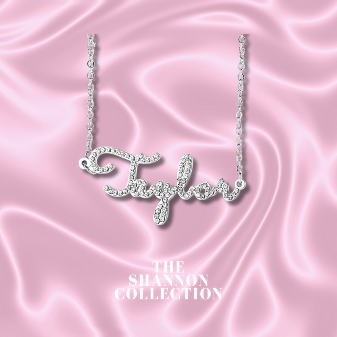 ‘RHINESTONE’ NAME NECKLACE