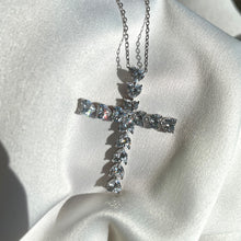 Load image into Gallery viewer, &#39;ELOISE’ STERLING SILVER CROSS NECKLACE
