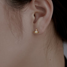 Load image into Gallery viewer, &#39;OLYMPIA’ 18K GOLD PLATED STERLING SILVER EARRINGS
