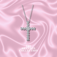 Load image into Gallery viewer, &#39;BABY ELOISE’ STERLING SILVER CROSS NECKLACE
