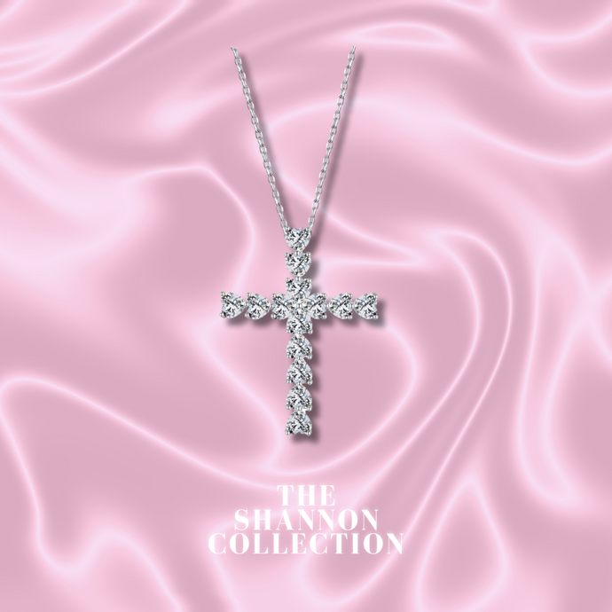 'BABY ELOISE’ STERLING SILVER CROSS NECKLACE