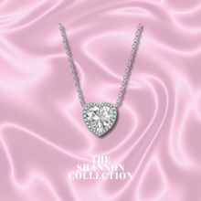 Load image into Gallery viewer, &#39;HEART HALO&#39; STERLING SILVER NECKLACE
