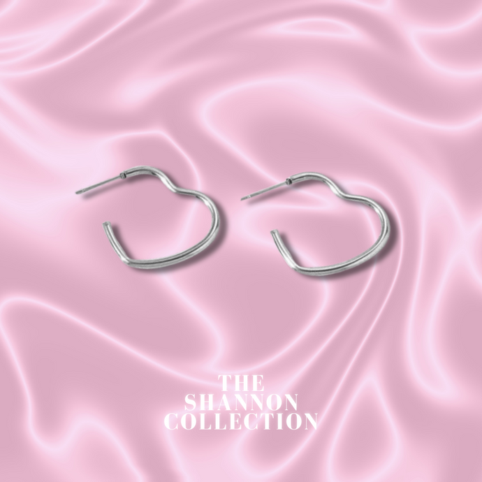 'LOVE SCOPE’ STAINLESS STEEL EARRINGS