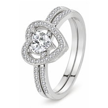 Load image into Gallery viewer, ‘PERFECT MATCH’ STERLING SILVER RING SET
