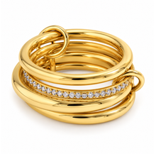 Load image into Gallery viewer, 'EXTRA LAYERED' 18K GOLD PLATED STAINLESS STEEL RING
