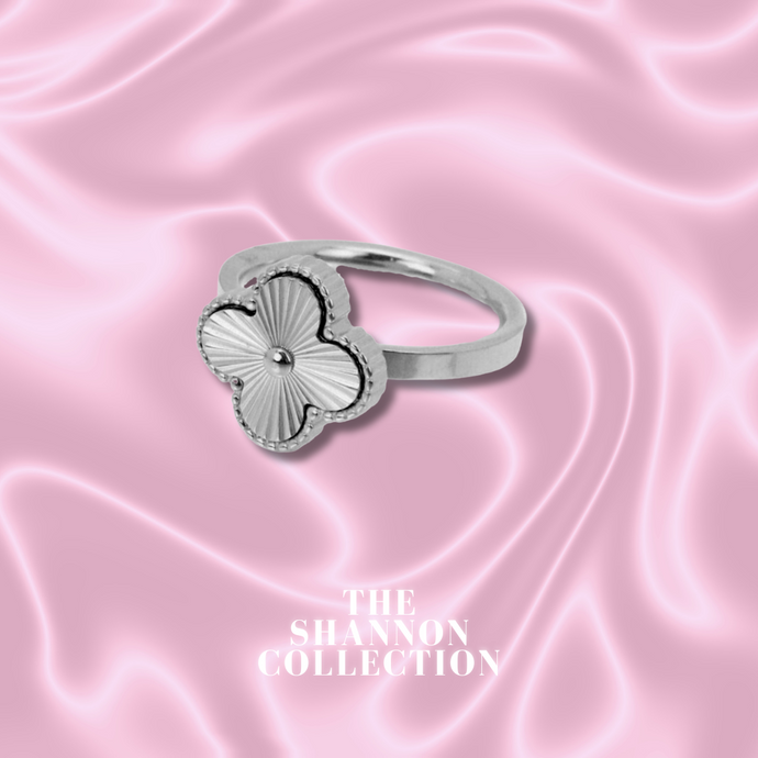 'PREMIUM CLOVER’ STAINLESS STEEL RING