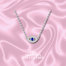 Load image into Gallery viewer, &#39;TURKISH EYE’ STERLING SILVER NECKLACE
