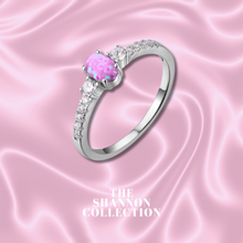 Load image into Gallery viewer, PINK ‘ETERNAL OPAL’ STERLING SILVER RING
