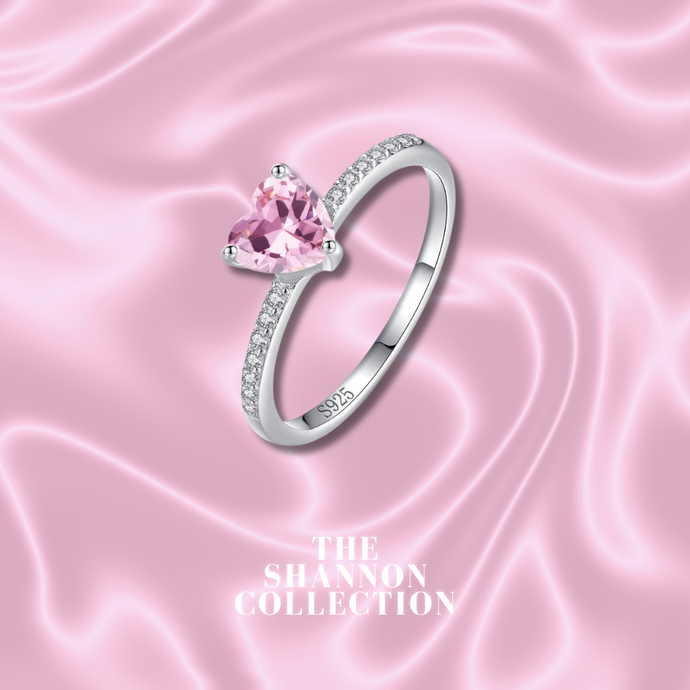 PINK ‘MINI LOVE’ STERLING SILVER RING