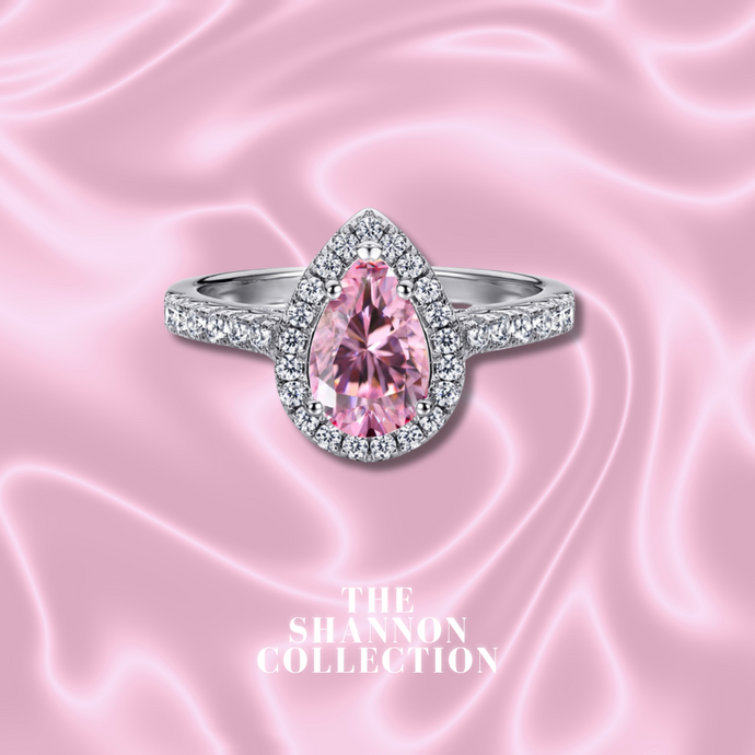 Sterling silver sales pear ring