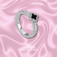 Load image into Gallery viewer, ‘BLACK CLOVER’ STAINLESS STEEL RING
