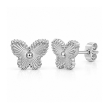Load image into Gallery viewer, 'PREMIUM BUTTERFLY' STAINLESS STEEL EARRINGS
