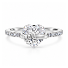 Load image into Gallery viewer, 'RIBBON OF LOVE' STERLING SILVER RING
