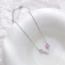 Load image into Gallery viewer, &#39;THREE OF HEARTS’ STAINLESS STEEL NECKLACE
