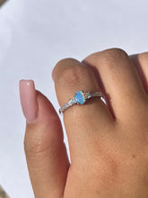 Load image into Gallery viewer, BLUE ‘ETERNAL OPAL’ STERLING SILVER RING
