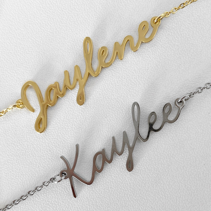 ‘CURSIVE’ NAME NECKLACE (Read Description)