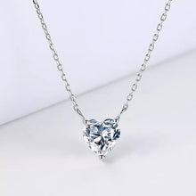 Load image into Gallery viewer, ‘BASIC HEART’ STERLING SILVER NECKLACE
