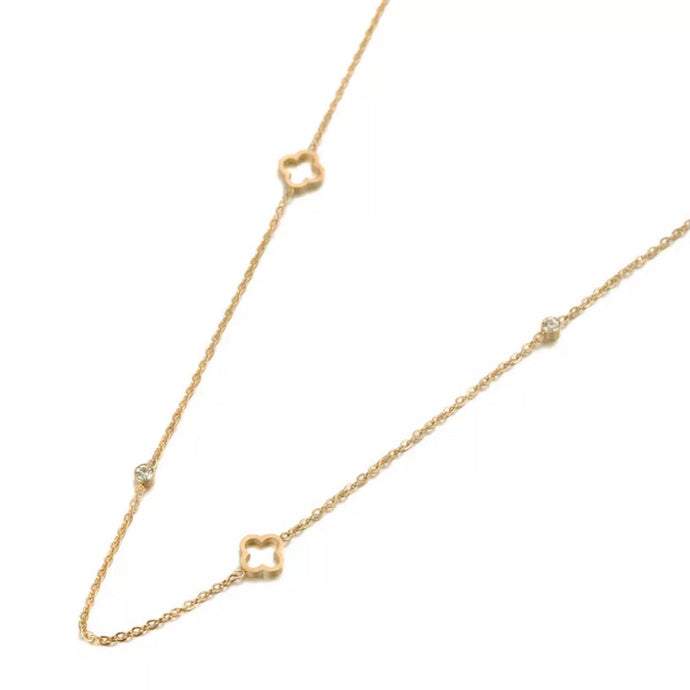 ‘HEAVENLY’ 18K GOLD PLATED STAINLESS STEEL NECKLACE