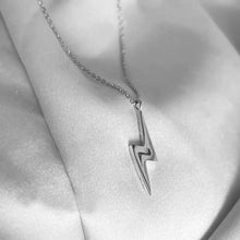 Load image into Gallery viewer, ‘MINI LIGHTNING’ STERLING SILVER NECKLACE
