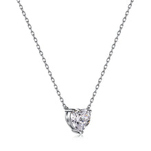 Load image into Gallery viewer, ‘BASIC HEART’ STERLING SILVER NECKLACE
