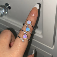 Load image into Gallery viewer, ‘OPAL DREAMS’ ADJUSTABLE STERLING SILVER RING
