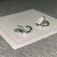 Load image into Gallery viewer, ‘EVIL EYE’ STERLING SILVER EARRINGS
