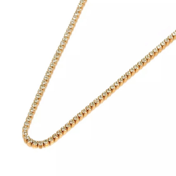 ‘DAINTY ICE’ 18K GOLD PLATED NECKLACE CHOKER